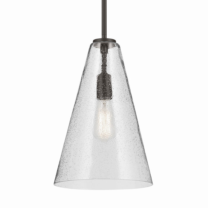 Kichler 42199OZCS One Light Pendant, Olde Bronze