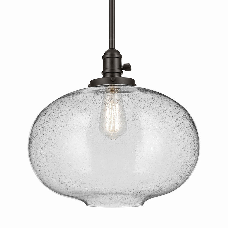 Kichler 43911OZ One Light Pendant, Olde Bronze