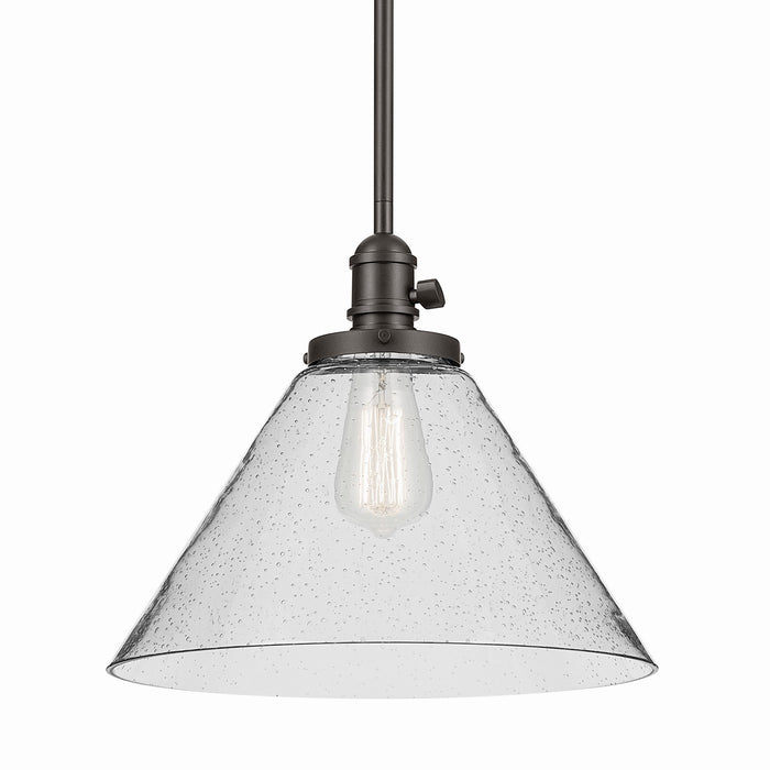 Kichler 43905OZ One Light Pendant, Olde Bronze