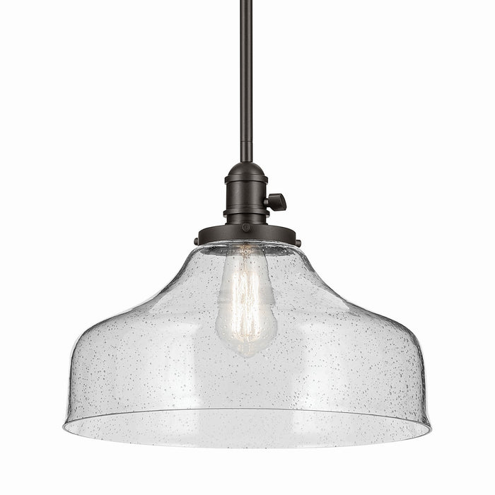 Kichler 43906OZ One Light Pendant, Olde Bronze