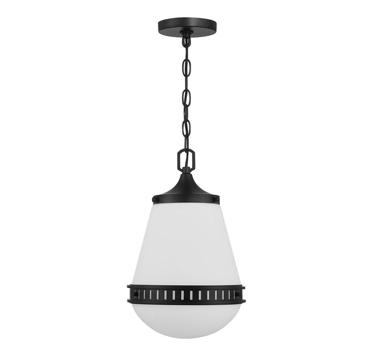 Lighting One E V6-L7-7950-1-89 One Light Pendant, Matte Black