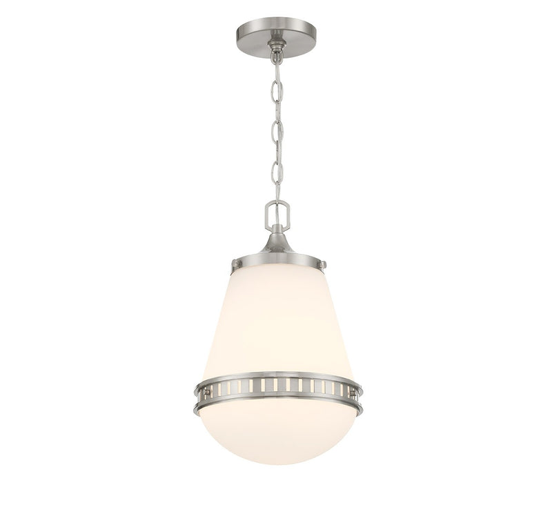Lighting One E V6-L7-7950-1-SN One Light Pendant, Satin Nickel