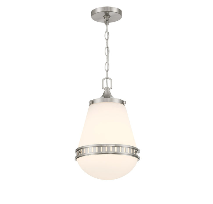 Lighting One E V6-L7-7950-1-SN One Light Pendant, Satin Nickel