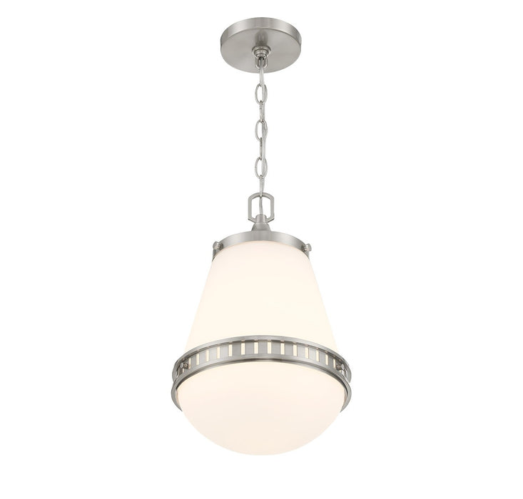 Lighting One E V6-L7-7950-1-SN One Light Pendant, Satin Nickel