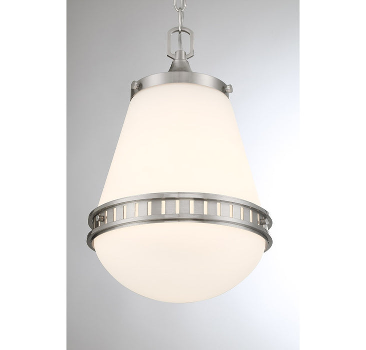 Lighting One E V6-L7-7950-1-SN One Light Pendant, Satin Nickel