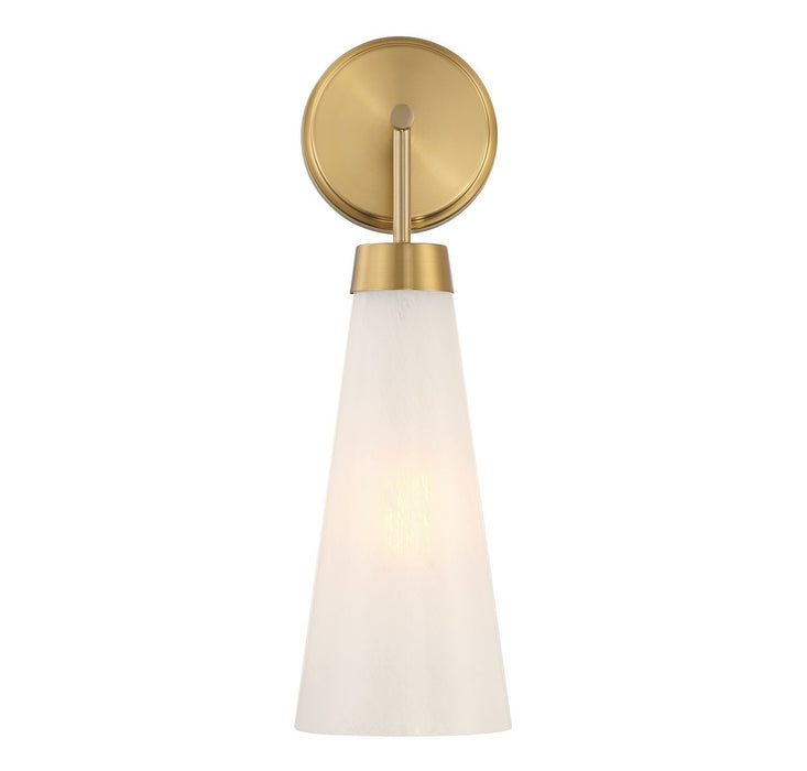 Lighting One E V6-L9-6085-1-322 One Light Wall Sconce, Warm Brass