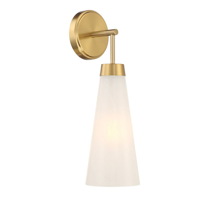 Lighting One E V6-L9-6085-1-322 One Light Wall Sconce, Warm Brass