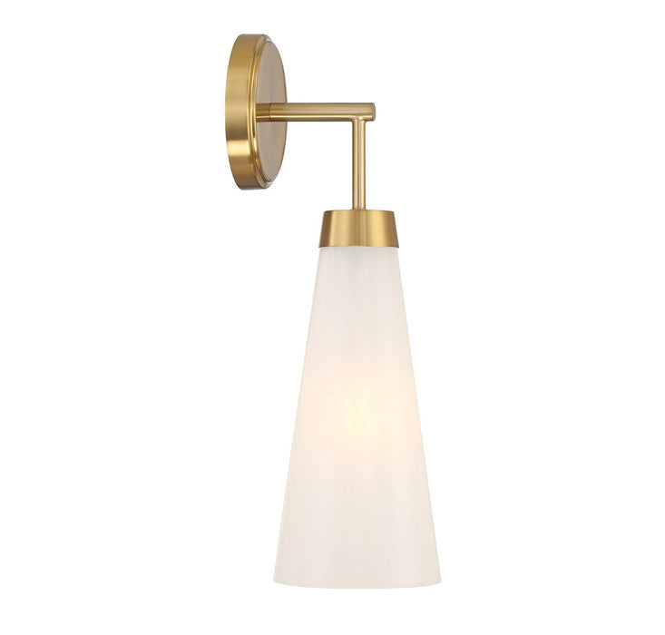 Lighting One E V6-L9-6085-1-322 One Light Wall Sconce, Warm Brass