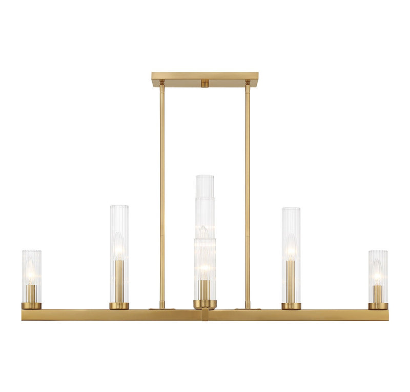 Savoy House 1-2635-9-322 Nine Light Chandelier, Warm Brass