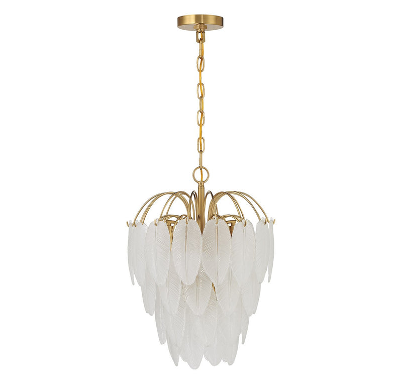 Savoy House 1-3507-5-322 Five Light Chandelier, Warm Brass