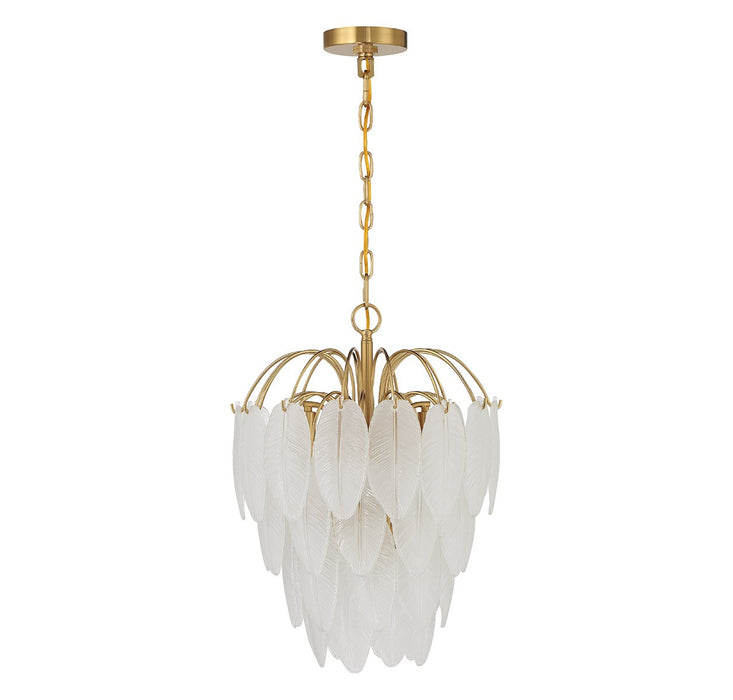 Savoy House 1-3507-5-322 Five Light Chandelier, Warm Brass
