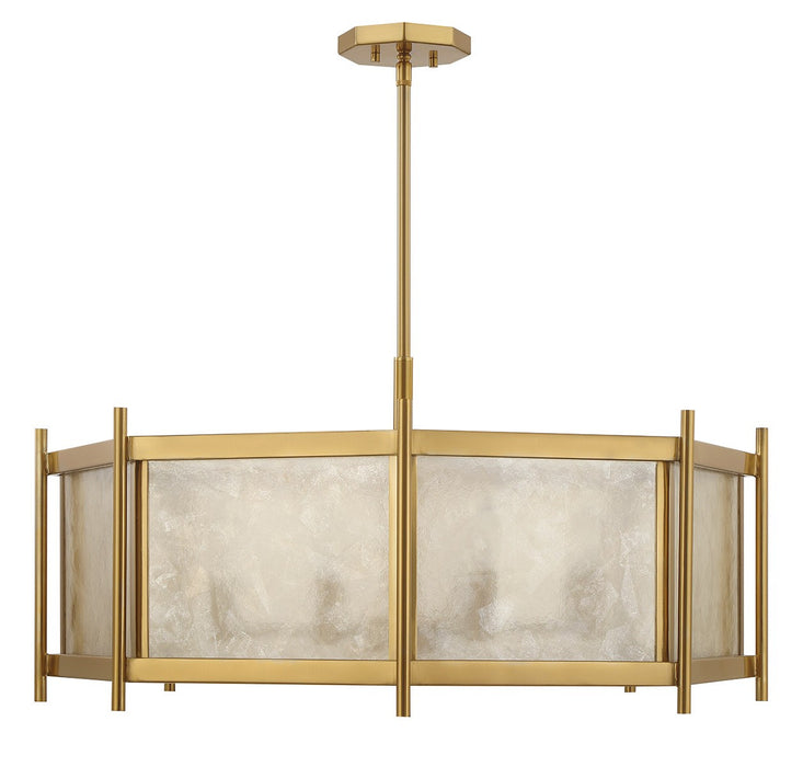 Savoy House 1-3803-8-322 Eight Light Chandelier, Warm Brass