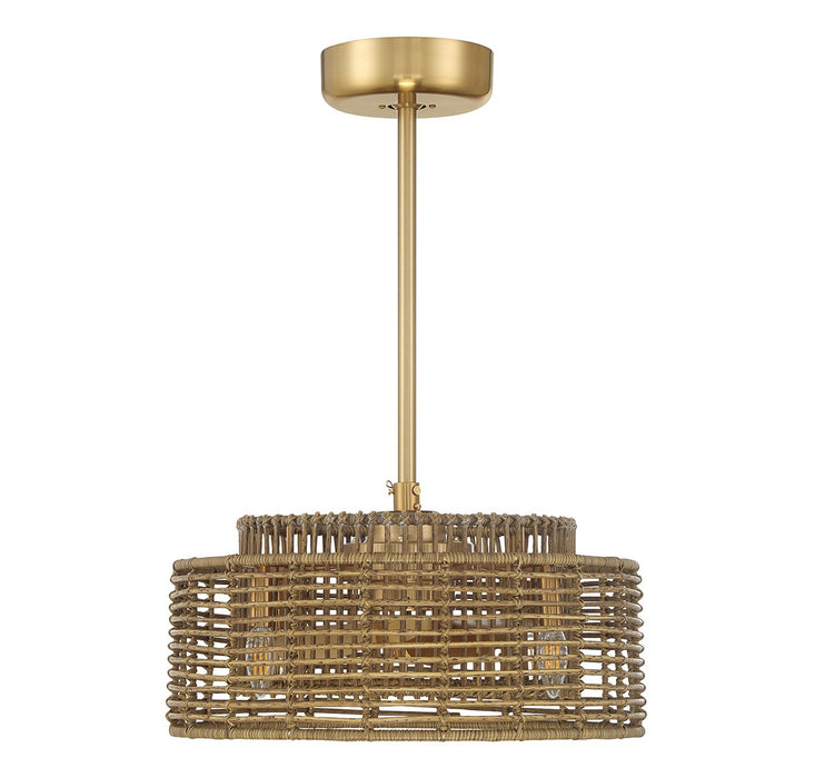 Savoy House 20-FD-155-322 Four Light Fan D'Lier, Warm Brass