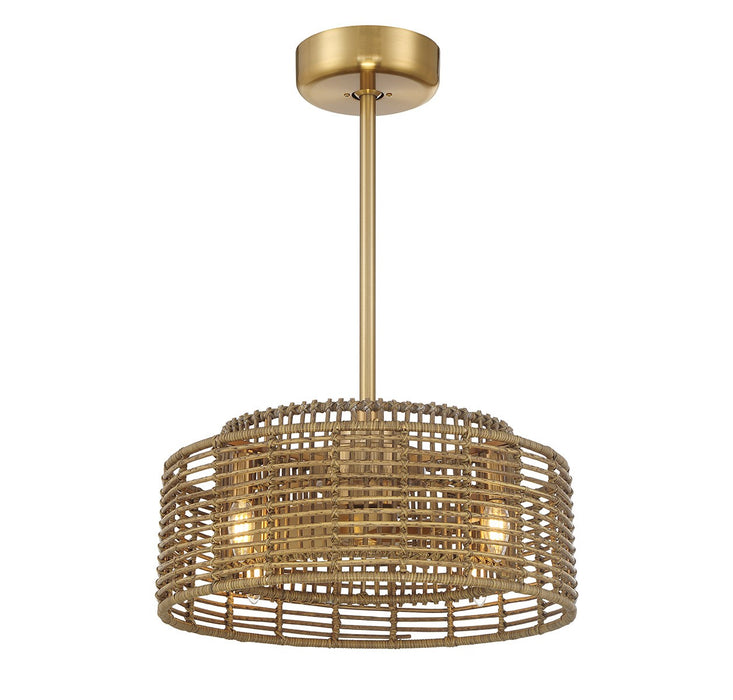 Savoy House 20-FD-155-322 Four Light Fan D'Lier, Warm Brass