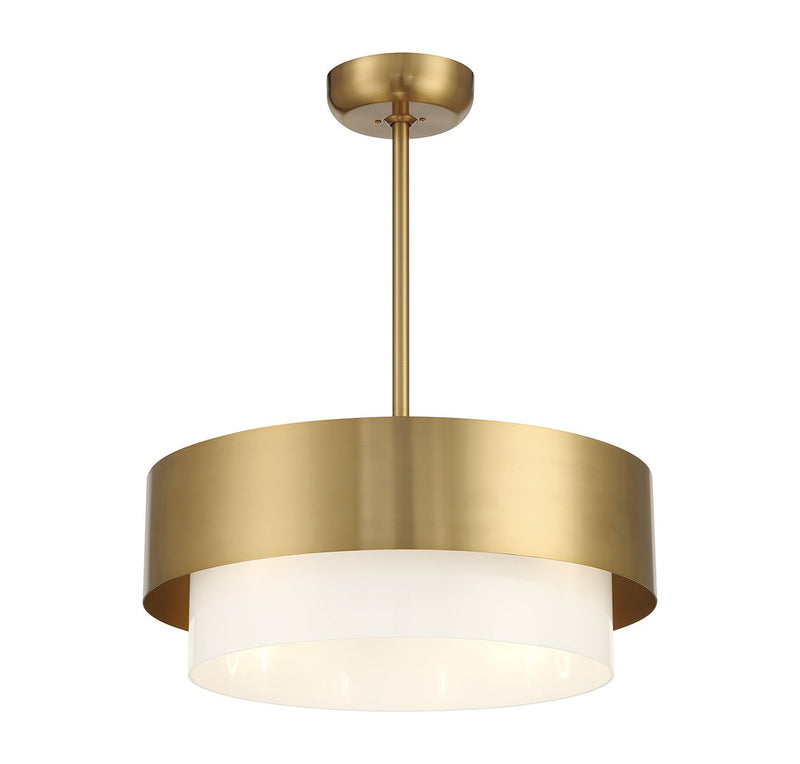 Savoy House 22-FD-445-322 Four Light Fan D'Lier, Warm Brass