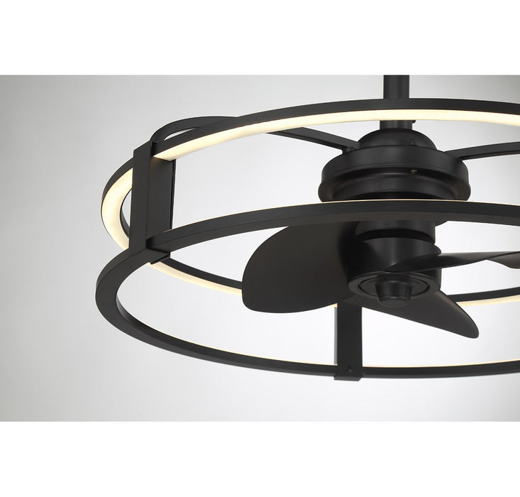 Savoy House 23-FD-645-89 LED Fan D'Lier, Matte Black