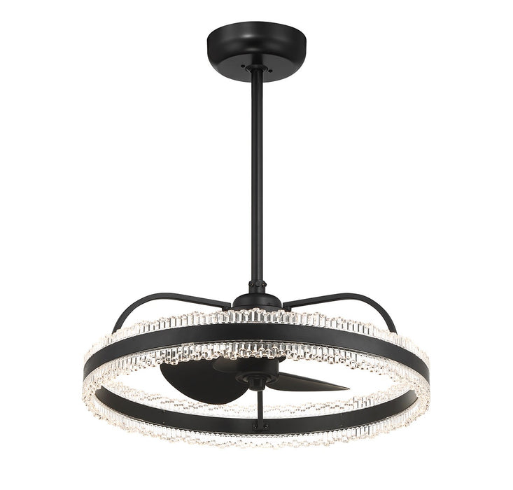 Savoy House 24-FD-555-89 LED Fan D'Lier, Matte Black