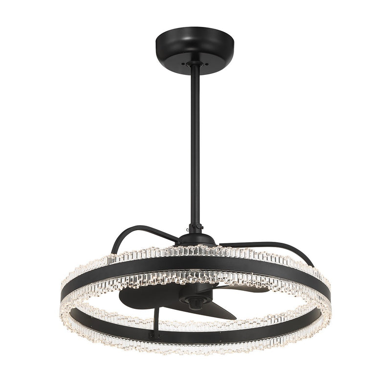 Savoy House 24-FD-555-89 LED Fan D'Lier, Matte Black