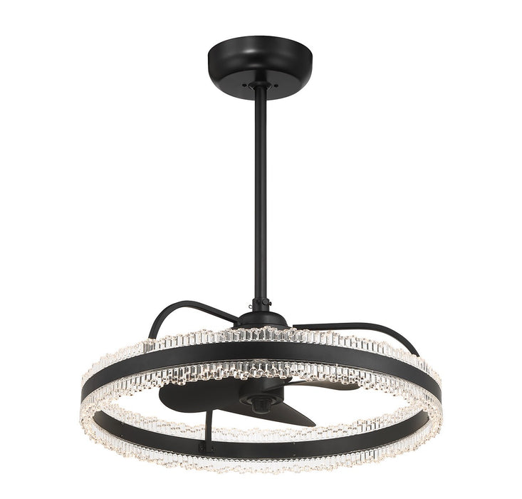 Savoy House 24-FD-555-89 LED Fan D'Lier, Matte Black