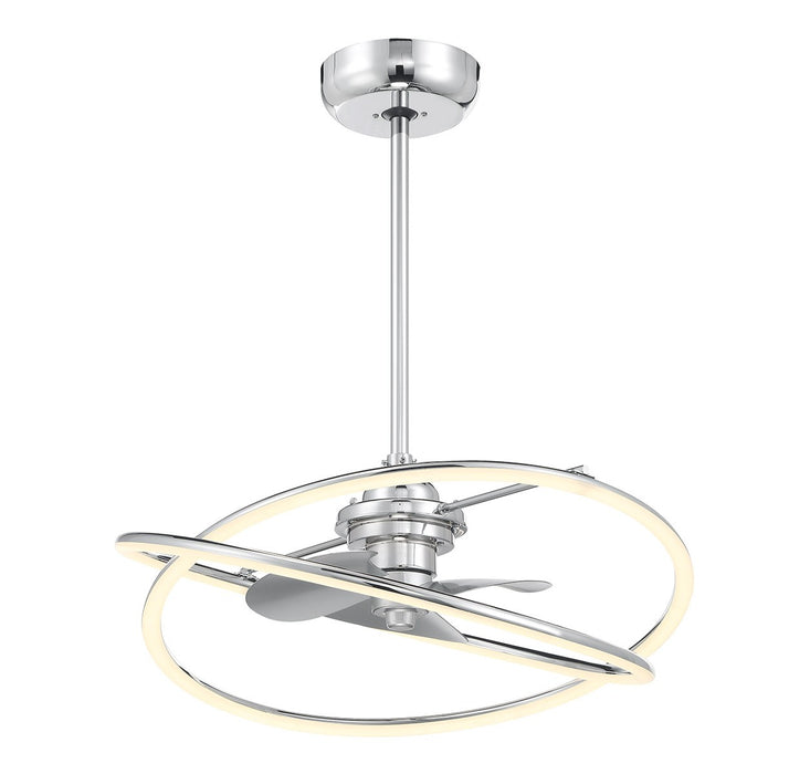 Savoy House 24-FD-745-11 LED Fan D'Lier, Polished Chrome