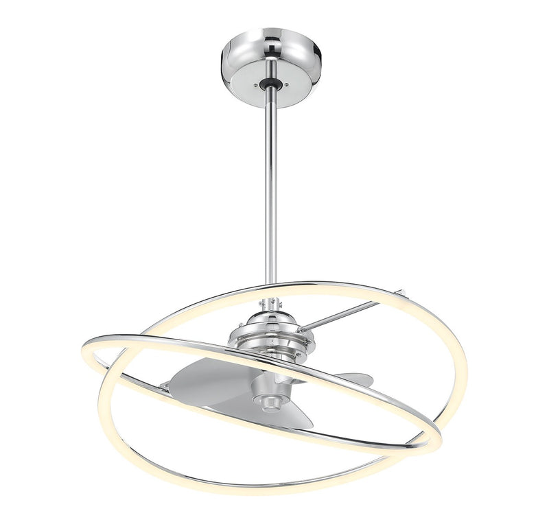 Savoy House 24-FD-745-11 LED Fan D'Lier, Polished Chrome