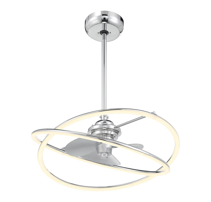 Savoy House 24-FD-745-11 LED Fan D'Lier, Polished Chrome