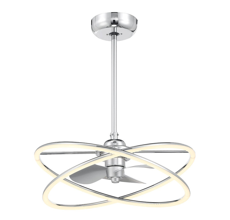 Savoy House 24-FD-745-11 LED Fan D'Lier, Polished Chrome