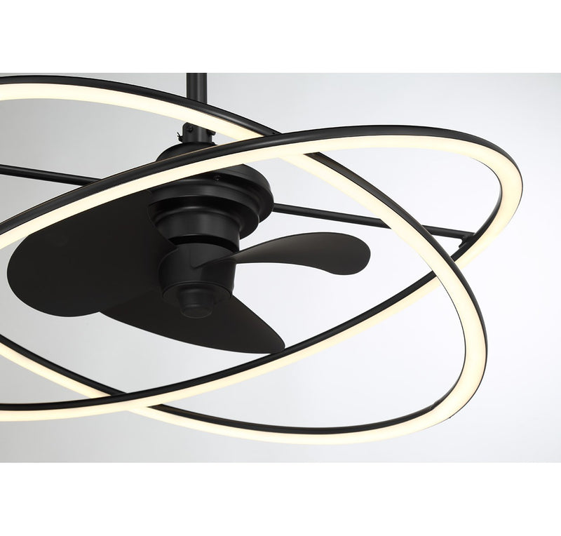 Savoy House 24-FD-745-89 LED Fan D'Lier, Matte Black
