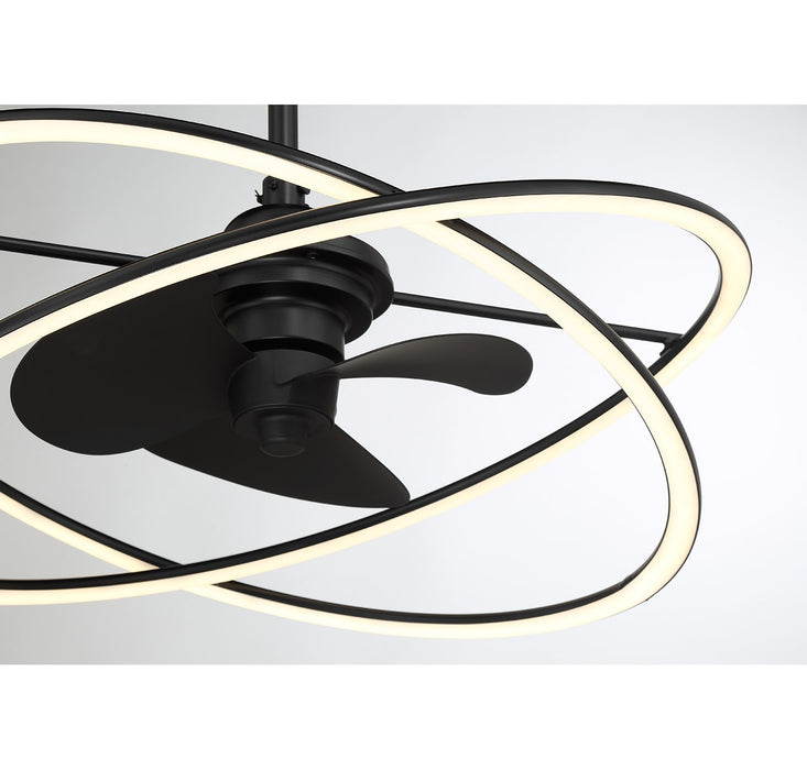 Savoy House 24-FD-745-89 LED Fan D'Lier, Matte Black