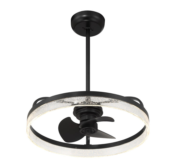 Savoy House 24-FD-845-89 LED Fan D'Lier, Matte Black