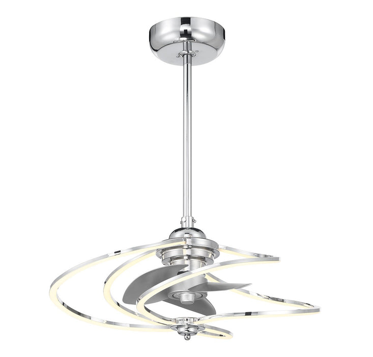 Savoy House 24-FD-945-11 LED Fan D'Lier, Polished Chrome