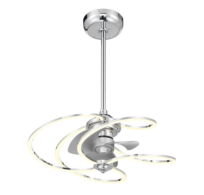 Savoy House 24-FD-945-11 LED Fan D'Lier, Polished Chrome