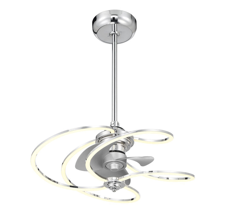 Savoy House 24-FD-945-11 LED Fan D'Lier, Polished Chrome