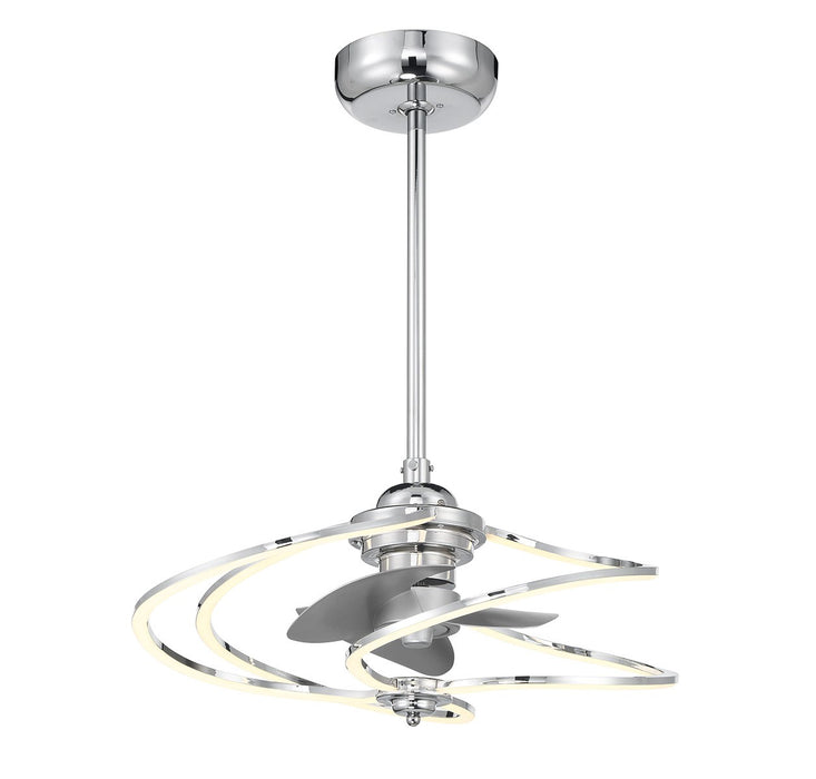Savoy House 24-FD-945-11 LED Fan D'Lier, Polished Chrome