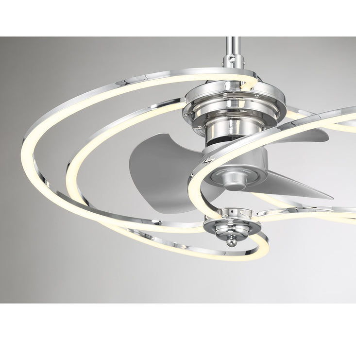Savoy House 24-FD-945-11 LED Fan D'Lier, Polished Chrome