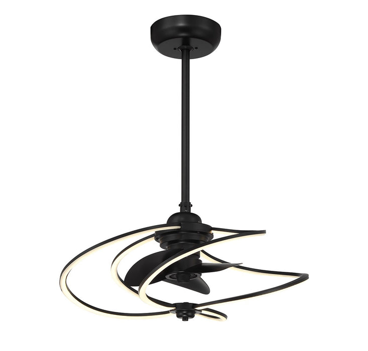 Savoy House 24-FD-945-89 LED Fan D'Lier, Matte Black