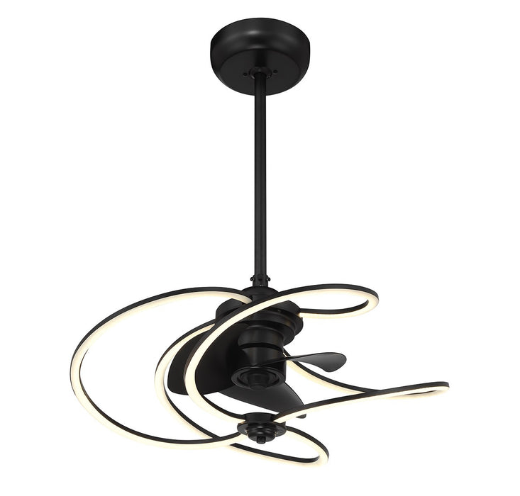 Savoy House 24-FD-945-89 LED Fan D'Lier, Matte Black