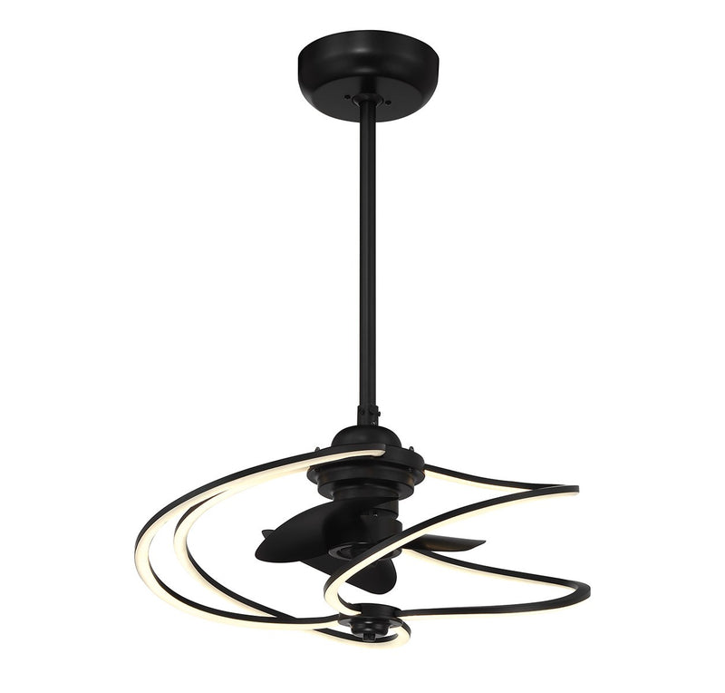 Savoy House 24-FD-945-89 LED Fan D'Lier, Matte Black