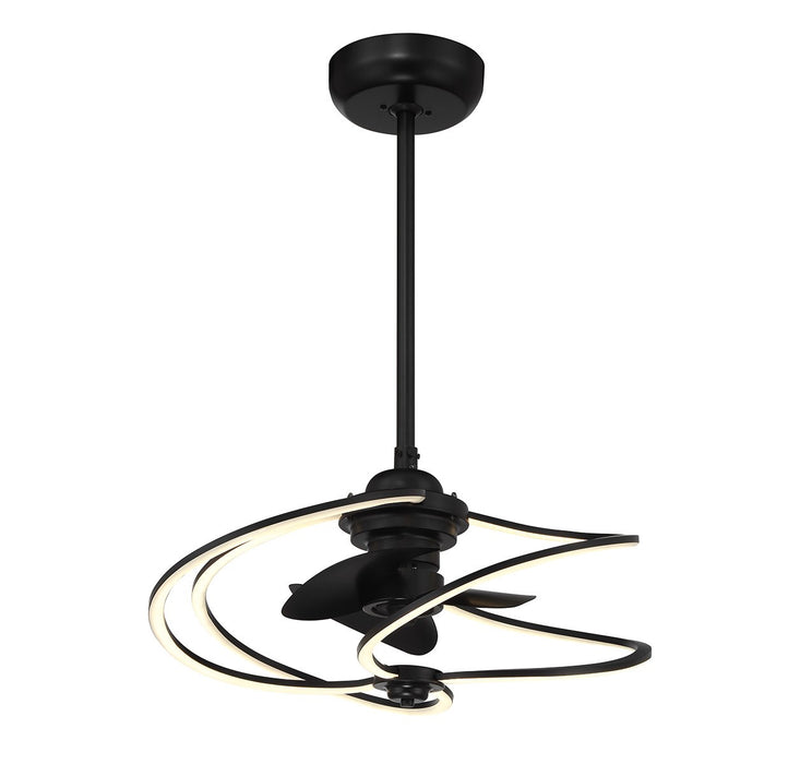 Savoy House 24-FD-945-89 LED Fan D'Lier, Matte Black