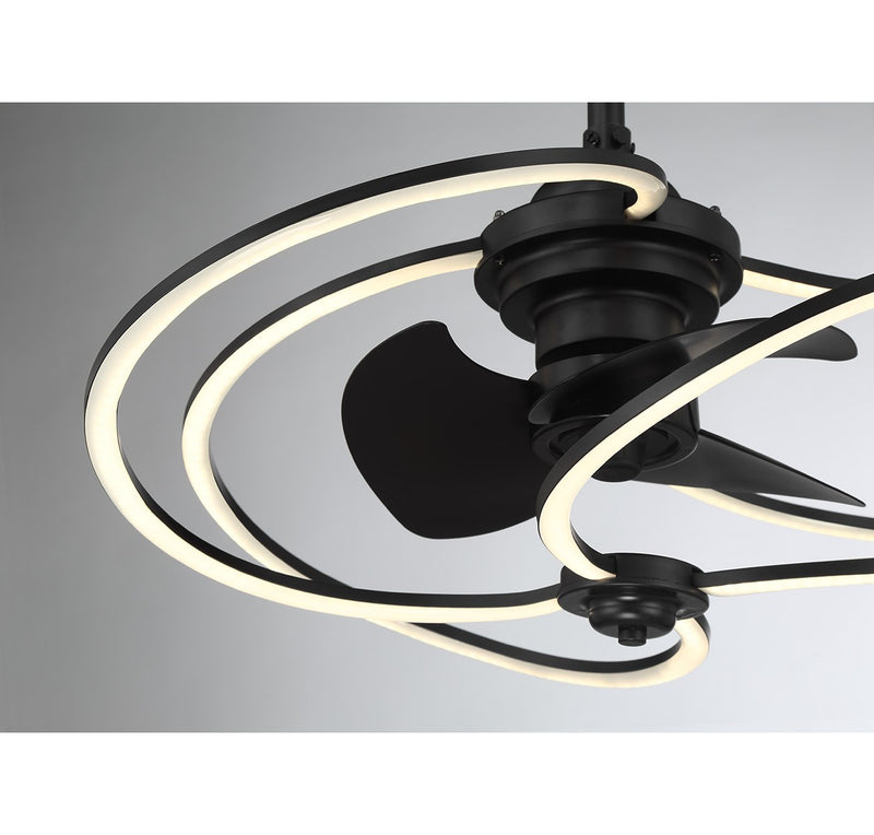 Savoy House 24-FD-945-89 LED Fan D'Lier, Matte Black
