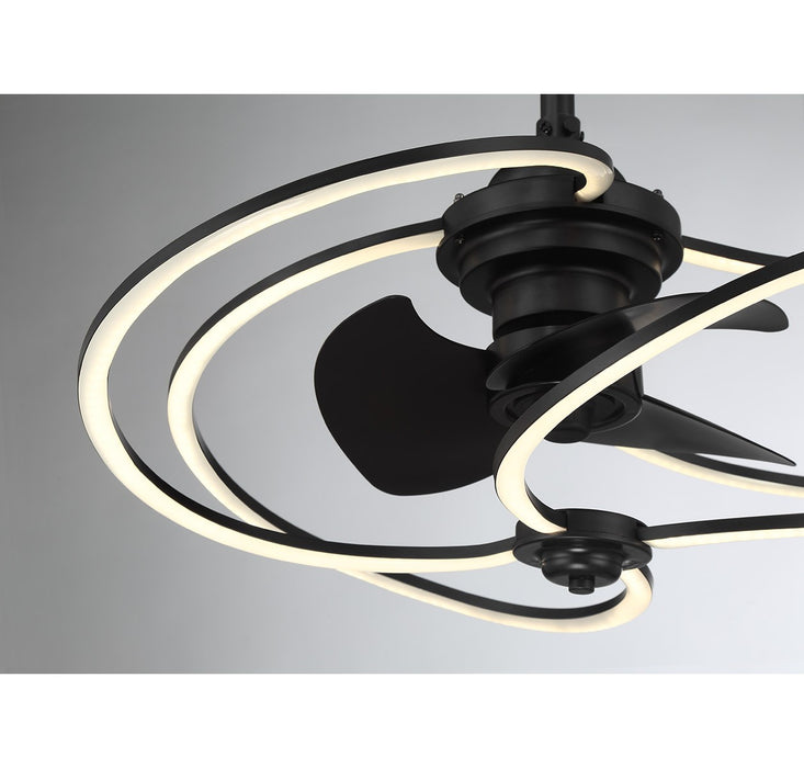 Savoy House 24-FD-945-89 LED Fan D'Lier, Matte Black