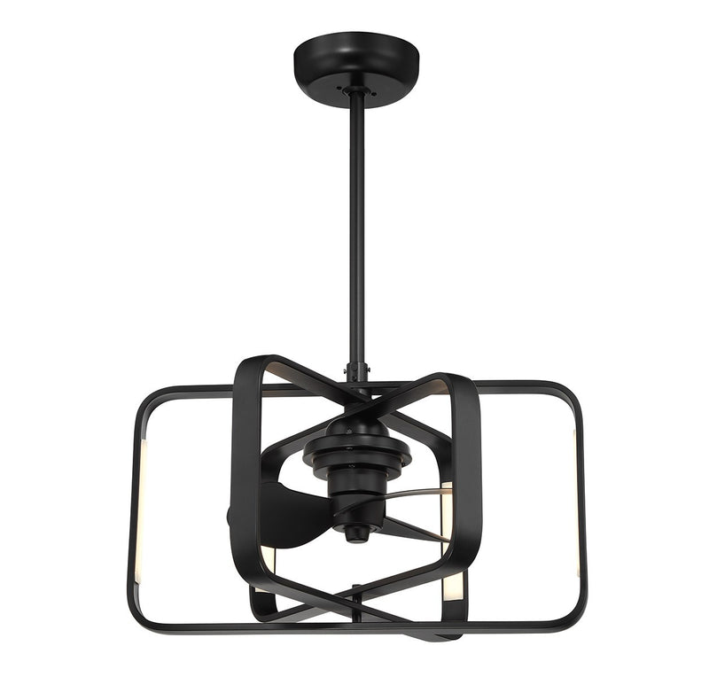 Savoy House 24-FD-955-89 LED Fan D'Lier, Matte Black