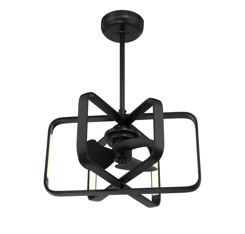 Savoy House 24-FD-955-89 LED Fan D'Lier, Matte Black