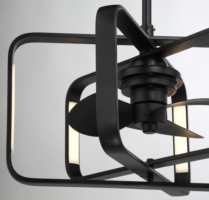 Savoy House 24-FD-955-89 LED Fan D'Lier, Matte Black