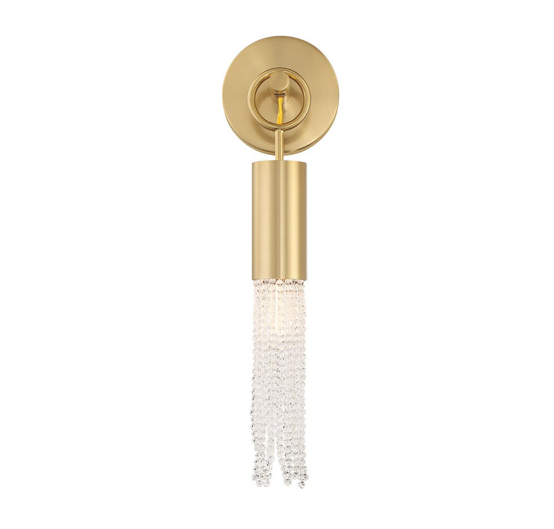 Savoy House 9-1364-1-322 One Light Wall Sconce, Warm Brass