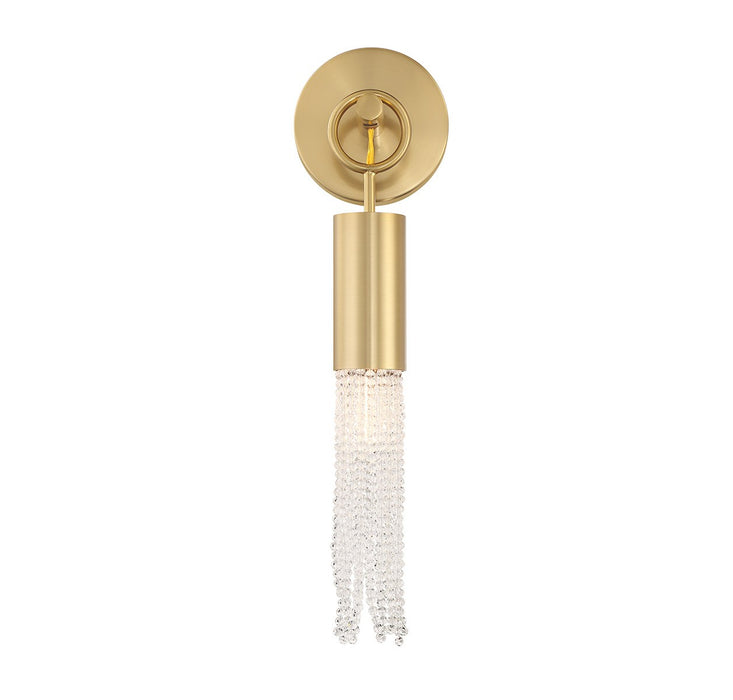 Savoy House 9-1364-1-322 One Light Wall Sconce, Warm Brass
