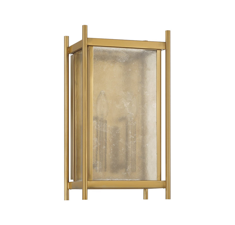 Savoy House 9-3800-2-322 Two Light Wall Sconce, Warm Brass