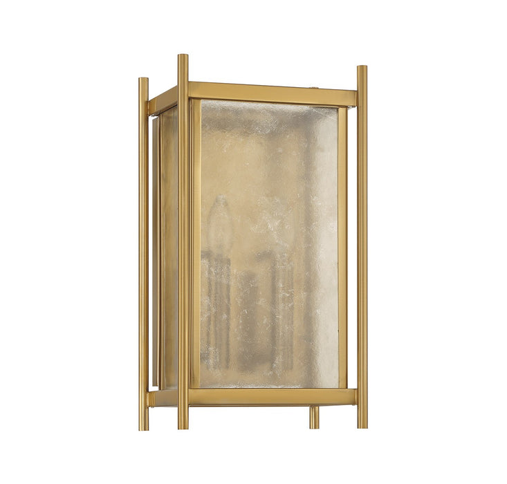 Savoy House 9-3800-2-322 Two Light Wall Sconce, Warm Brass