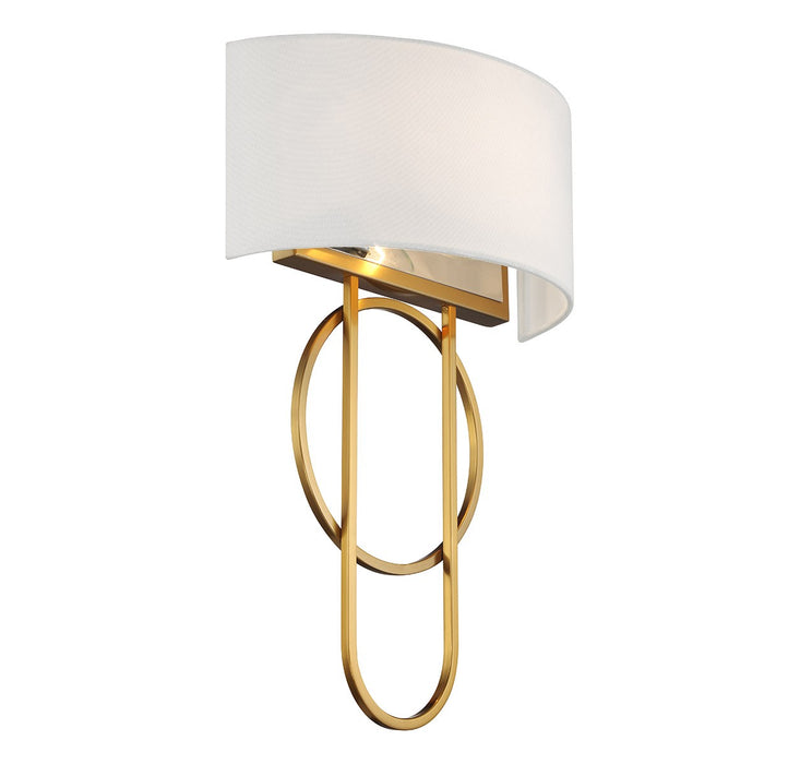 Savoy House 9-4800-2-322 Two Light Wall Sconce, Warm Brass