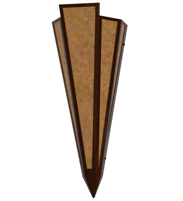 Meyda Tiffany 255785 Two Light Wall Sconce, Sepia Brown